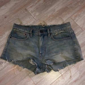 BDG Floral Jean Shorts